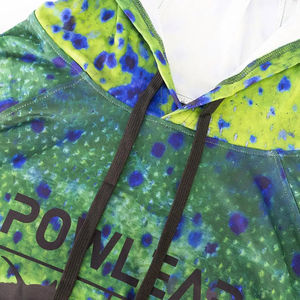 Impreso botón ventilado camisas de pesca al por mayor sublimado hombres mujeres damas jóvenes sublimación impresión Unisex OEM camisa personalizada - Product Image 3