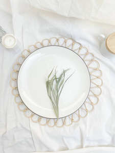 Geulis Flower Round Rattan <b>Placemat</b> Rattan Decoration Round Rattan <b>Placemat</b> Made in Vietnam - Product Image 5