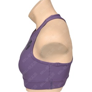 Tops cortos de Yoga con diseño frontal torcido y cuello redondo para mujer, sujetador de entrenamiento de gimnasio con espalda cruzada, sujetadores deportivos de Yoga para mujer, Fitness - Product Image 6