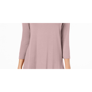 Collezione JM Top Casual da Donna con Scollo Rotondo, Tessuto Lavorato a Maglia con Ricamo Semplice, Taglia XL - per Occasioni Speciali, Rosa - Product Image 3