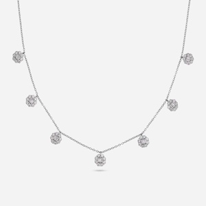 92.5 <b>Silver</b> Fine <b>Choker</b> Necklace Elegant 188863 Design - Product Image 1