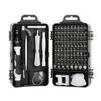 Ensemble de 115 tournevis de précision en acier au carbone, étui rigide pour la réparation d'ordinateurs/PC/téléphones portables, outil manuel isolé pour bricolage et usage domestique