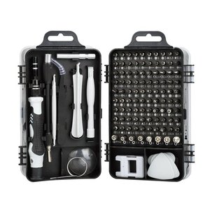 115pc Mini Precision Carbon Steel Screwdriver Set Hard <b>Case</b> for Computer/PC/Mobile Phone Repair Insulated Hand <b>Tool</b> DIY Home Use - Product Image 3