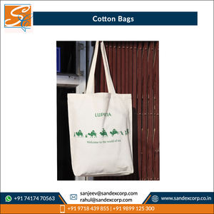 Venta al por mayor de fábrica, suministro de gran demanda, bolsa de algodón impresa en bolsas de compras de algodón cardado 100% recicladas de color personalizado de alta calidad - Product Image 4