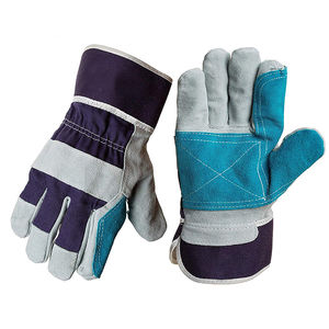 ถุงมือหนังทำงานป้องกันการกระแทกถุงมือทำงานสไตล์ใหม่ทนทาน - Product Image 2