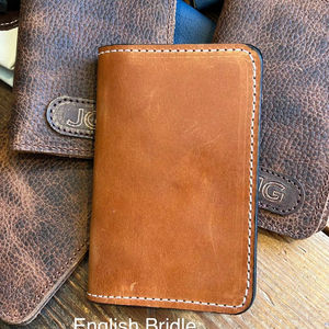 PTH-0091B porte-passeport en cuir véritable avec logo personnalisé à la mode bloquant la RFID - Product Image 1