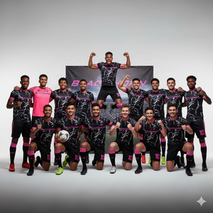 Conjuntos de Ropa Deportiva de Fútbol para Hombre con Cuello en V de 160 Gramos, Camisetas de Fútbol con Estampado Digital Personalizado de Alta Calidad, 100% Poliéster Acanalado - Product Image 6