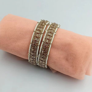 Indian <b>Fashionable</b> and Traditional Brass <b>Bangles</b> Women Wedding <b>Bangles</b> for Women and Girls - Product Image 1