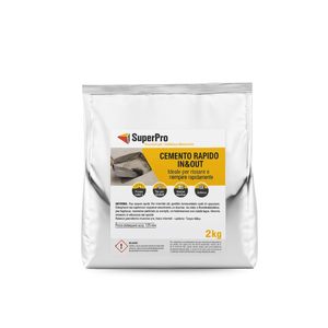 SuperPro cemento rapido 2kg soluzione rapida per intonaco di malta per calcestruzzo e pavimenti in muratura per riparazioni - Product Image 1