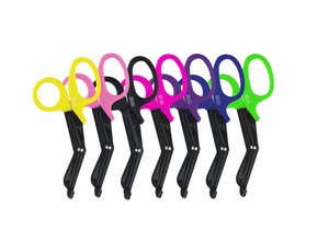 2024 Highland คุณภาพดีในรูปร่างที่แตกต่างกันด้ามจับกันลื่น EMT กรรไกรเฉือนบาดเจ็บโดย INNOVAMED - Product Image 3