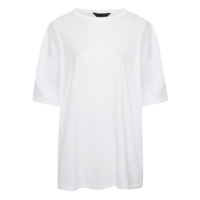 T-shirt en tricot surdimensionné personnalisé à motif de dessin animé, design personnalisé, polyester/coton, col en V, manches courtes, respirant, séchage rapide