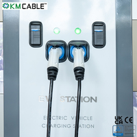 Câble de recharge EV personnalisé de type 2 à type 2, 22 kW, 32 A, 3 phases, TPU H07BZ5-F, câble EVSE pour la recharge publique et commerciale des véhicules électriques