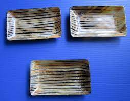 Bandeja de Servir de Cuerno de Búfalo Natural, Ecológica, Brillante y Pulida, para el Hogar, Cocina, Comedor, Mesa de Café, Bodas - Product Image 2