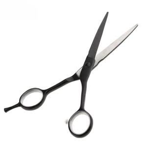 Black <b>Left</b> <b>Handed</b> Stainless Steel Barber <b>Scissors</b> with Sharp Blades for Professional Salon Hair Cutting Lightweight Eco-Friendly - Product Image 2