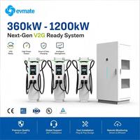 Split DC EV Distributeur De Charge 480kW 640kW Charge Super Rapide Chargeur OCPP Support Extérieure Électrique Véhicule Station De Recharge