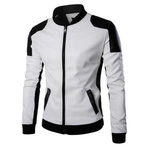 Chaqueta de Cuero de Invierno para Hombre Hecha a Medida, Manga Larga, Sin Capucha, Informal, Cuello Alto, Impermeable, Transpirable, Estilo Urbano - Product Image 5