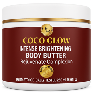 COCO GLOW - Manteca Corporal Rejuvenecedora e Iluminadora Intensa con Alfa Arbutina, Ácido Kójico, Glutatión y Vitamina C para una Hidratación Profunda - Product Image 3