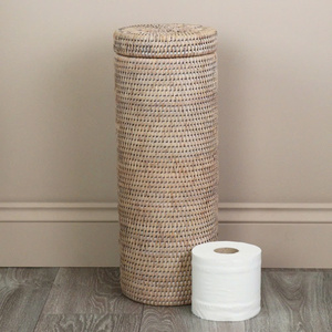 <b>The</b> rattan basket <b>for</b> holding paper with a lid is an eco-friendly solution <b>for</b> <b>organizing</b> items neatly and stylishly. - Product Image 3