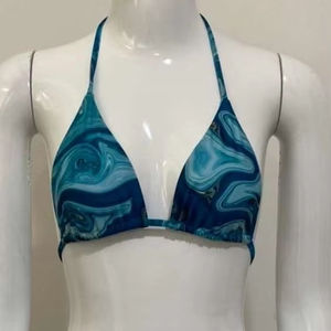 Ensemble de bikini personnalisé unisexe de haute qualité 2 pièces avec décoration de ceinture brodée en élasthanne/nylon Service OEM disponible - Product Image 1