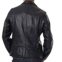 Veste en cuir d'agneau pour homme de qualité supérieure OEM - élégante, douce et parfaite pour toutes les occasions