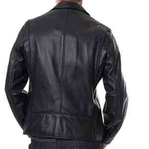 OEM Premium Men's <b>Lambskin</b> <b>Leather</b> <b>Jacket</b> - Fashionable, Soft, and Perfect for All Occasions - Product Image 3