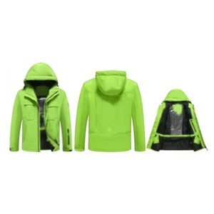 Combinaison de ski minimaliste de style américain 3L entièrement thermocollée, unisexe, isolée en polaire, personnalisable pour le snowboard - Product Image 6