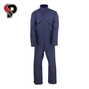 Prix usine hommes Zip avant à manches longues coton travail mécanicien combinaisons chaudière costume pleine sécurité globale jetable EPI fait - Product Image 5