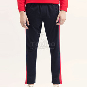 กางเกงสเวตเตอร์ผ้าแคนวาสของผู้ชายเอวยางยืดออกแบบโลโก้ได้ตามต้องการ - Product Image 1
