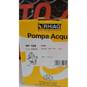 BOMBA DE AGUA FORD Mondeo Sedan 6ª Serie (07>14) 1119276 Gasolina 1.8 - Product Image 6