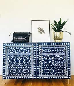 DISEÑOS con incrustaciones de hueso, JUEGO DE CAFÉ, SILLA PARA SALA DE ESTAR, tradición artesanal, mesita de noche, armario con incrustaciones de hueso, sala de estar DE LA India - Product Image 4