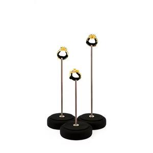 Élégant porte-bijoux noir parfait pour exposer des colliers, des bracelets et des boucles d'oreilles, idéal pour la décoration intérieure et l'affichage en magasin - Product Image 3