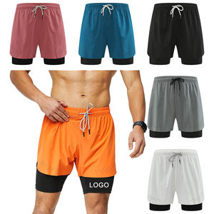 Shorts Bermuda pour homme, style streetwear, tissu en toile écologique, 100% polyester, taille mi-haute, fermeture élastique - Product Image 1