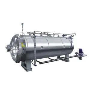 Horizontale Eintürdampf-Heizungsaktor Autoclave-Sterilisationsmaschine für Dosen Tonfisch