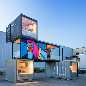 ที่ใส่กาแฟแบบพกพาขนาด40ฟุต, ขนาด40ฟุตสำหรับร้านอาหารร้านอาหารสวนหลังบ้านเล็กๆ - Product Image 1