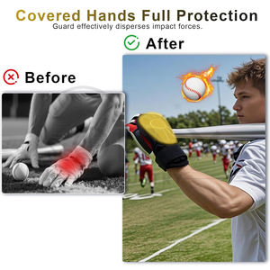 Protection de main de baseball de style dernier cri, rembourrage en mousse EVA absorbant les chocs, léger, respirant, durable, protection pour le frappeur - Product Image 3