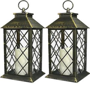 Bulk Quantity Antique <b>Lantern</b> Set of 2 Best Selling <b>Candle</b> <b>Holder</b> <b>Lantern</b> Latest Design for Farmhouse Decoration - Product Image 1