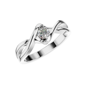 950 Platinum Prong Setting Round Cut Lab Grown Diamond Engagement Ring VS1 IGI Certified for Wedding Party and Anniversaries - Product Image 1