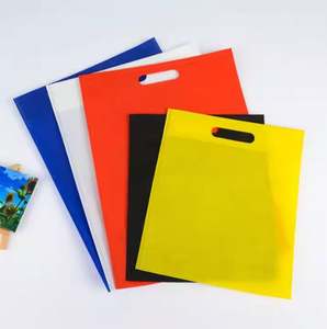 Eco-supermercado reciclado PP no tejido D-Cut termosellado bolsa de compras carta bolsas de mano no tejidas para llevar comestibles regalo - Product Image 6