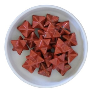 ดาวแจสเปอร์เมอร์คาบาสีแดงขัดเงาสำหรับเรกิหรือการทรงตัวจักระและการเติบโตทางจิตวิญญาณมีจำหน่ายในราคาโรงงาน - Product Image 6