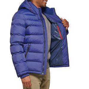 Chaquetas de ajuste relajado para hombre, nueva venta al por mayor, cuello con capucha, manga larga transpirable, producto increíble, chaqueta acolchada para hombre - Product Image 4