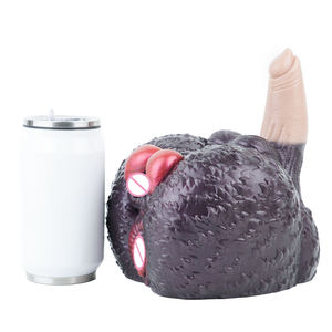 Nuevo diseño 2 en 1 perro realista pene masturbador masculino bolsillo coño adultos hombres Stroker adultos juguetes sexuales para hombres muñecas Animal - Product Image 2