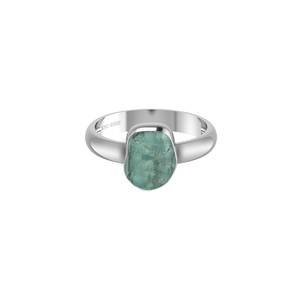 925 bague en argent Sterling lunette réglage Fluorite pierres précieuses formes naturelles classique haute finition fête de mariage à la mode à la mode - Product Image 1