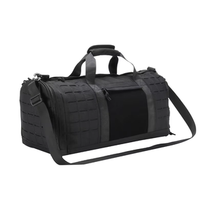 Sac de sport tactique en nylon imperméable, style duffle, compartiments spacieux, poignées robustes, bandoulière réglable pour une utilisation polyvalente - Product Image 2