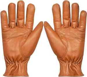 Nouveau design de mode Gants à écran tactile Gants chauds en cuir véritable pour l'extérieur Gants de conduite à la mode simples - Product Image 2