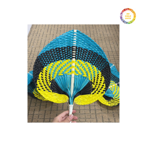 Abanico de bambú ligero con impresión de papel plegable para celebraciones de festivales y tiendas de artesanía hechas a mano - Product Image 1