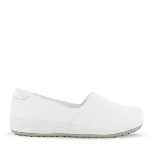 SOPHIE(White) SAFETY JOGGER Nursing Food Cleaning Shoes with Strap