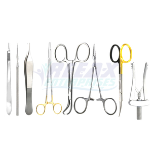 ชุดเครื่องมือผ่าตัดพลาสติก10ชิ้นที่ดีที่สุดของ reeax enterprisees วัสดุชั้นนำใหม่ล่าสุด - Product Image 1