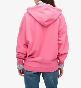 Haute qualité personnalisable respirant doux sweat à capuche pour femmes grande taille brodé Logo femmes sweat automne fermeture éclair plein solide - Product Image 2