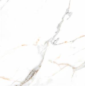 Carreaux de céramique vitrifiés numériques Statuario de qualité supérieure, couleur blanche, 600x600 mm, surface polie, par Novac Ceramic, qualité premium - Product Image 2