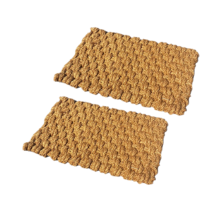 Tapete de Fibra de Coco para Interiores, para Entrada y Decoración del Hogar, Popular, Rectangular, Marrón - Product Image 1
